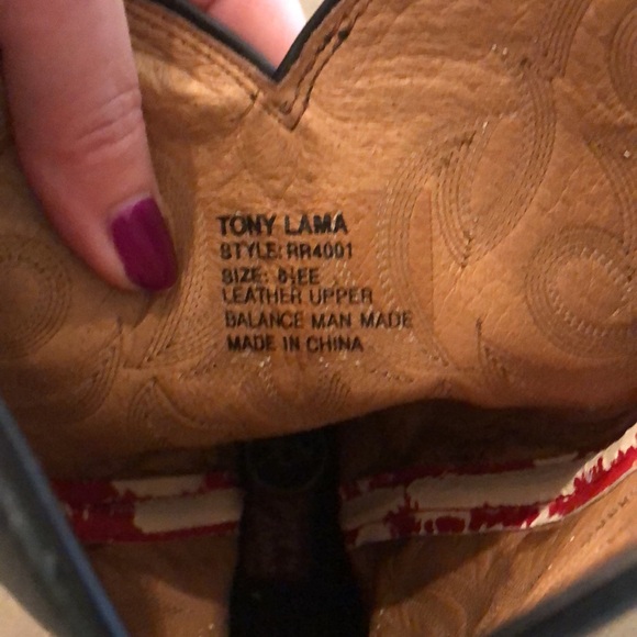 Men’s Tony Lama Boots size 8.5 - Picture 5 of 8